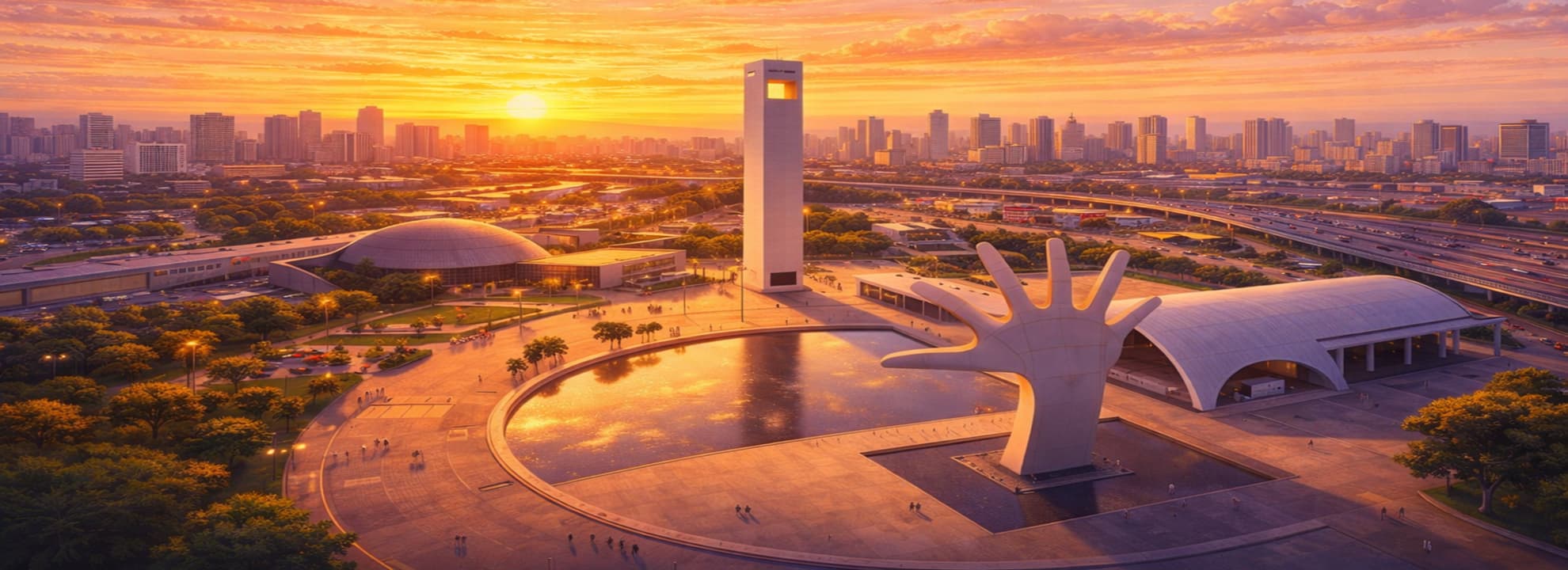 Imagem ilustrativa da Barra Funda, apontando como ponto de referência para apartamentos Eztec Zona Oeste