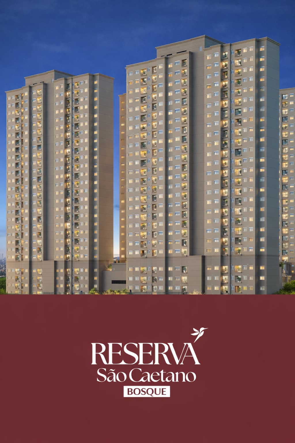Imagem ilustrativa do empreendimento Reserva São Caetano Bosque, onde encontrará seu apartamento Eztec