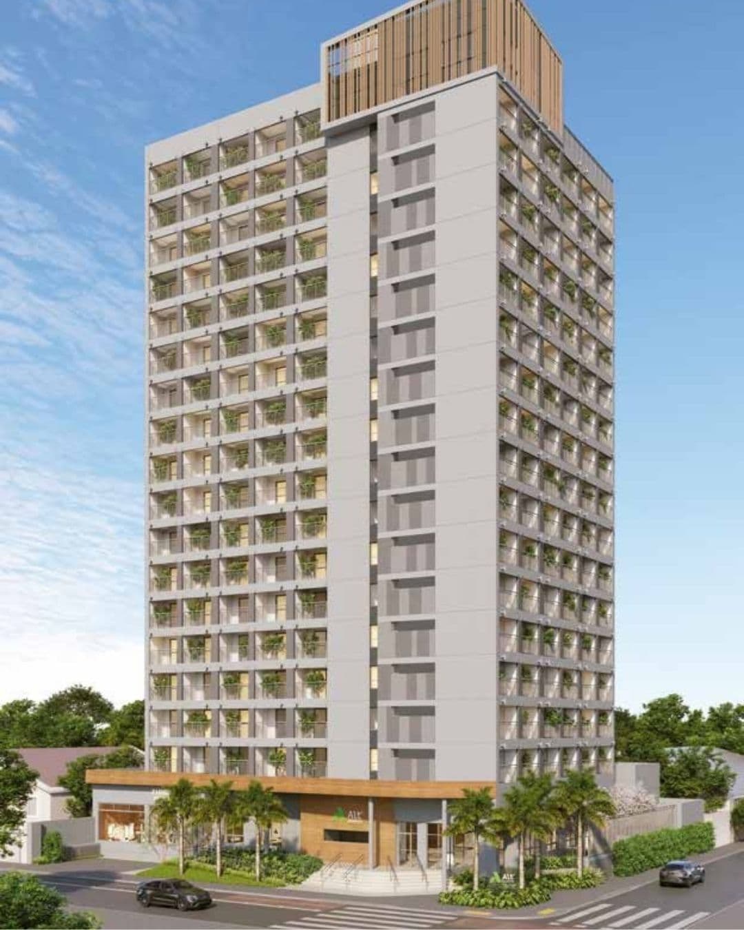 Imagem Ilustrativa da torre do empreendimento Alt Studios by Eztec