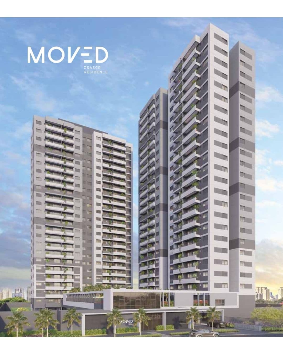 Imagem ilustrativa do Moved Osasco Residences da Construtora Eztec
