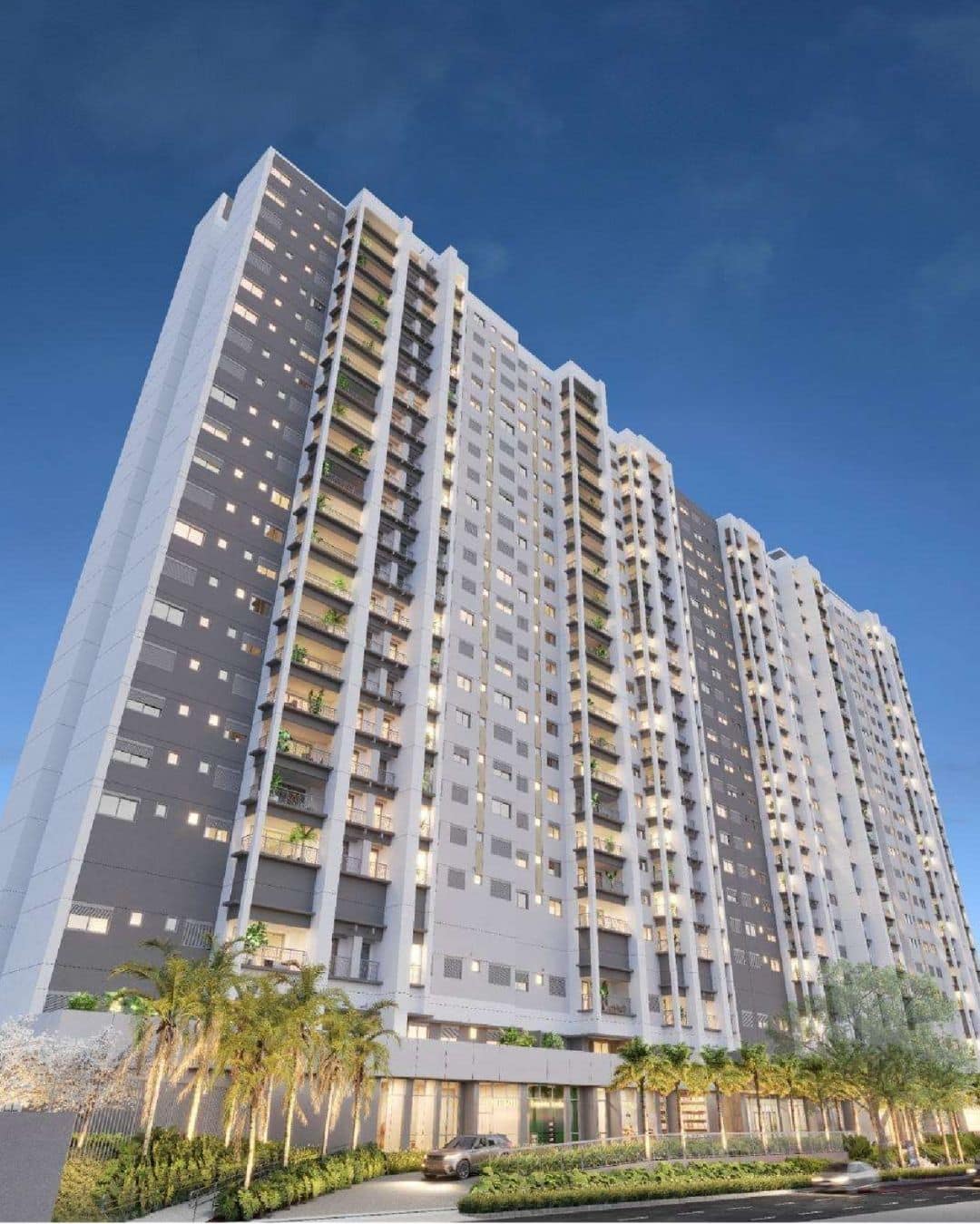 Imagem ilustrativa de apartamento Eztec na torre do empreendimento Azzure by Eztec
