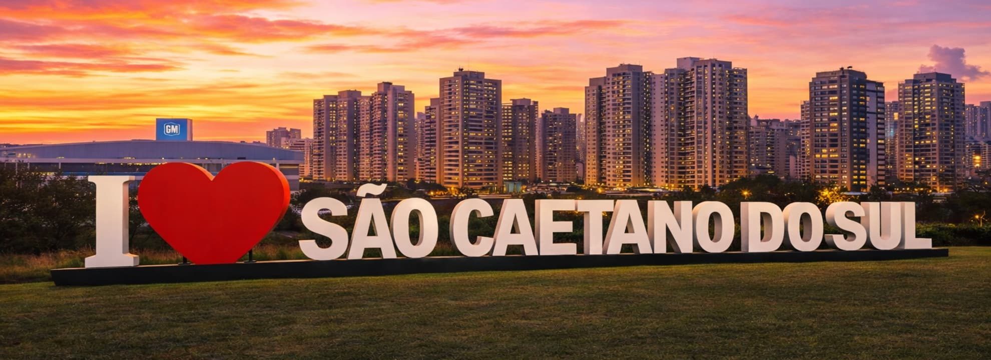 Imagem ilustrativa I Love São Caetano para ilustrar localização de apartamentos da Eztec em São Caetano